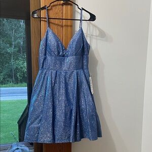 B Darlin Royal Blue Dress